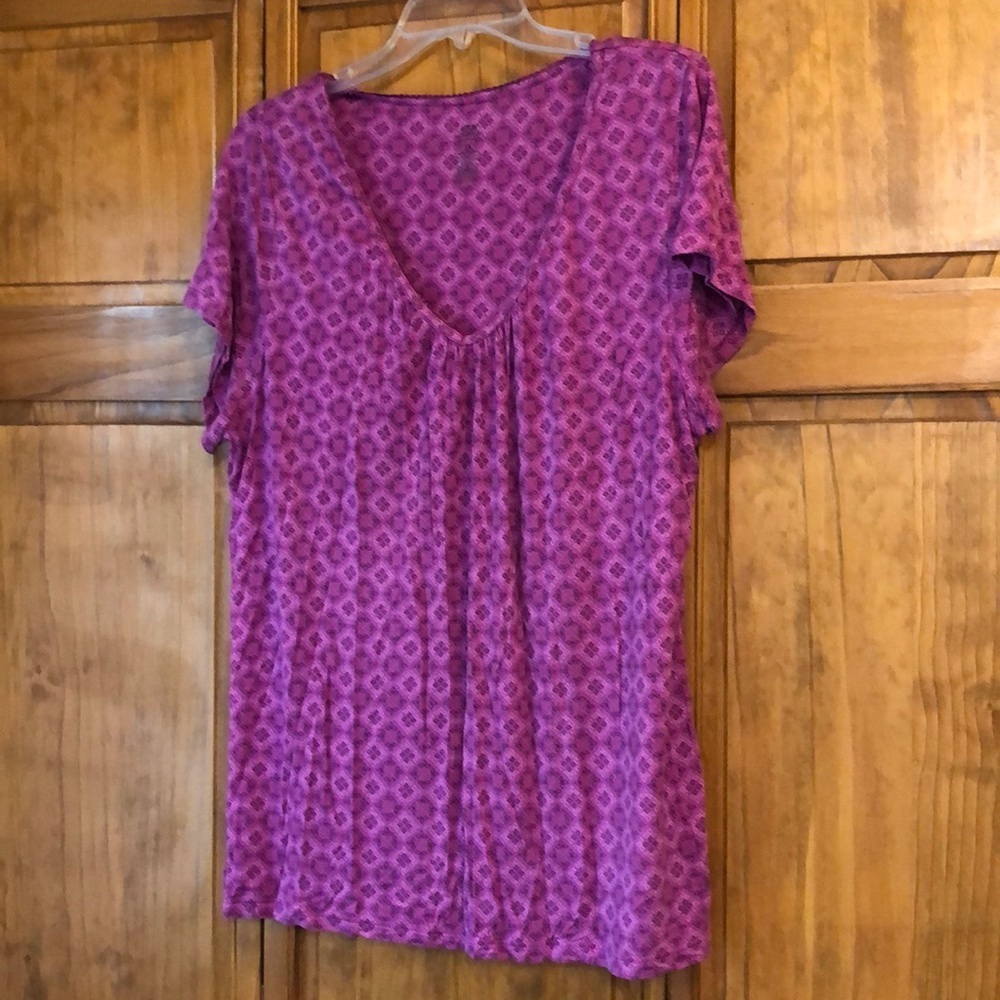 Apt 9 Essential Sleepwear Purple Shirt 2X